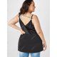 thumbnail image 3 of Top Fluida Estratificada de Talla Extra con Estampado de Mariposa Rosegal Camisetas sin mangas de talla grande, 3 of 5
