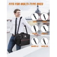thumbnail image 4 of Funda de micrófono Musbeat para 8 micrófonos, bolsa de viaje con espuma, 4 of 9