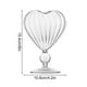 thumbnail image 3 of Fiudx Copa de Cóctel En Forma de Corazón, Elegante Copa de Vino Novedosa, Copa de Champán Única, Decoración Elegante para El Bar Del Hogar, Perfecta para Fiestas, Bodas, Banquetes, Lavado a Mano, 1 P, 3 of 4