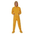 thumbnail image 3 of Footed Pajamas - Creamsicle Kids Hoodie Fleece One Piece - Kids - XSmall (Fits 3'10 - 4'1"), 3 of 6