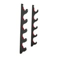 thumbnail image 4 of koolsoo Baseball Bat Hanger Wall Mounted Black Color Accessories Softball Bat Holder 5 Tiers, 4 of 9