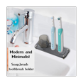 thumbnail image 4 of Fregadero de secado instantáneo para jaboneras de baño y cocina, soporte de base de tierra de diatomeas para una rápida evaporación del agua (blanco), 4 of 7