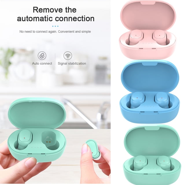 Xihbxyly Venta de Palets Miniauriculares Inalámbricos Bluetooth 5.0 Auriculares Deportivos Caja de Carga Portátil