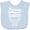 AE-Light Blue, variant on Inktastic Surfing Future Surfer Boys or Girls Baby Bib