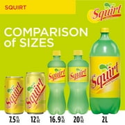 Squirt Caffeine Free Grapefruit Soda Pop, 2 L, Bottle