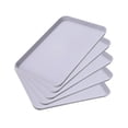 thumbnail image 3 of ionze Fast Food Tray Rectangular Serving Trays Serving Tray For Indoor Plastic Fast Food Tray 5PCS (C1), 3 of 9