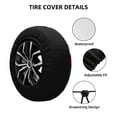 thumbnail image 4 of Balery Cinco De Mayo Floraltire Cover Waterproof Dust-Proof, Universal Spare Wheel Tire Cover For Trailer, Rv, Suv Truck And Vehicle Camper Accessories-16 Inch, 4 of 9