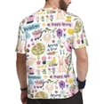 thumbnail image 2 of Rocae Spring Flowers Birds for Men's Mesh Quick-Dry Short Sleeve Workout T-Shirt,Mens Crew Neck Tee Lightweight Soft Classic T Shirts X-Small, 2 of 9