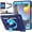 Navy Blue, variant on ELEHOLD for iPad 9th/8th/7th Gen 10.2 Inch  Rugged Case, Shockproof Heavy Duty Protective Cover with Handle Strap Pencil Holder Kickstand Shoulder Strap for iPad 10.2" 2021/2020/2019 - Red Blue