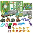 thumbnail image 1 of Toy Dinosaur Calendar Plastic Green Safe Christmas Dinosaur Calendar for Toy, 1 of 8