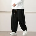 thumbnail image 2 of YUELONGHU Adult Men Casual Pants Cargo Pants for Men Black Work 2026 Men's Autumn Winter Corduroy Casual Pants Loose Wide Leg Trend Pants Large Size, 2 of 9