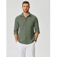 thumbnail image 3 of COOFANDY Long Sleeve Shirts for Men Wrinkle Free Button Up Dress Shirts Casual Stylish Office Shirt, 3 of 6