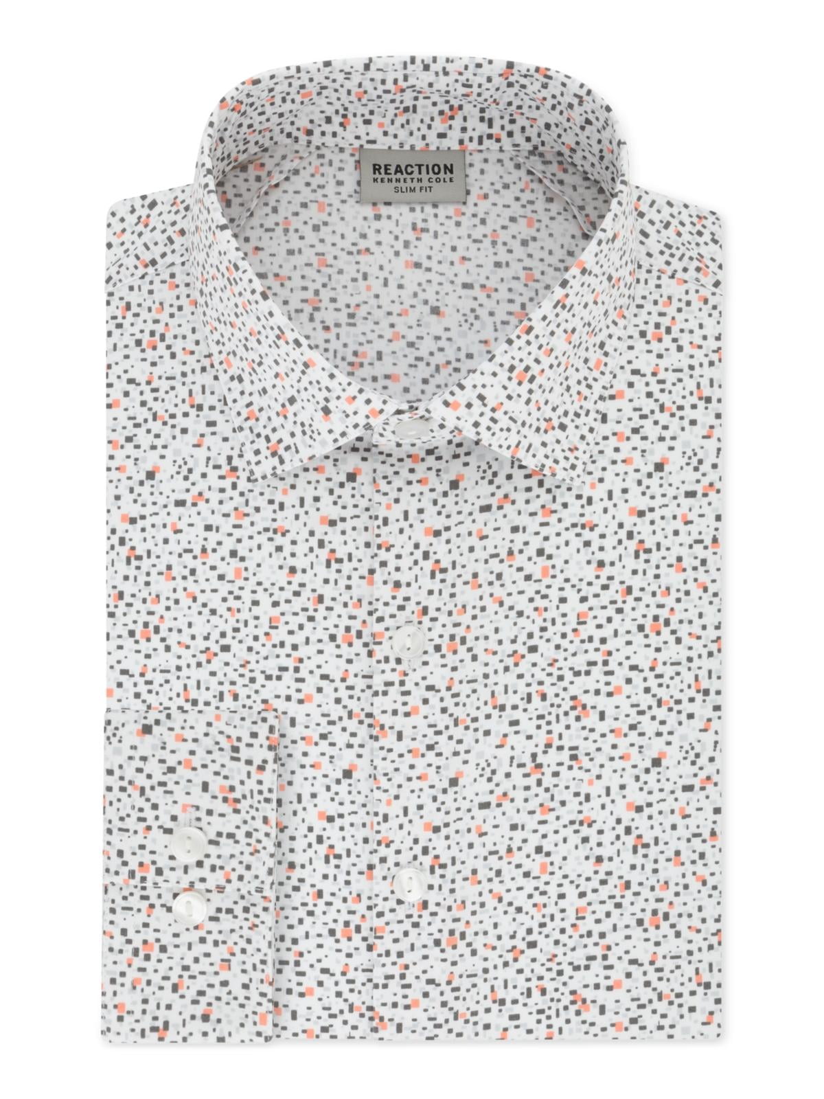 kenneth cole reaction white dress shirt