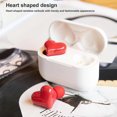 thumbnail image 4 of Bonitos Auriculares Intrauditivos En Forma De Corazón,auriculares Inalámbricos Con Reducción Activa Del Ruido V5.3 Y Estuche Cargador,auriculares Portátiles Con Tapones Para, 4 of 7