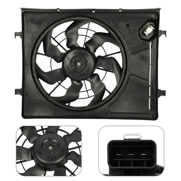 SCITOO Radiator Cooling Fan Compatible with 2007-2010 for Hyundai Elantra 620-493 621710 674-50273