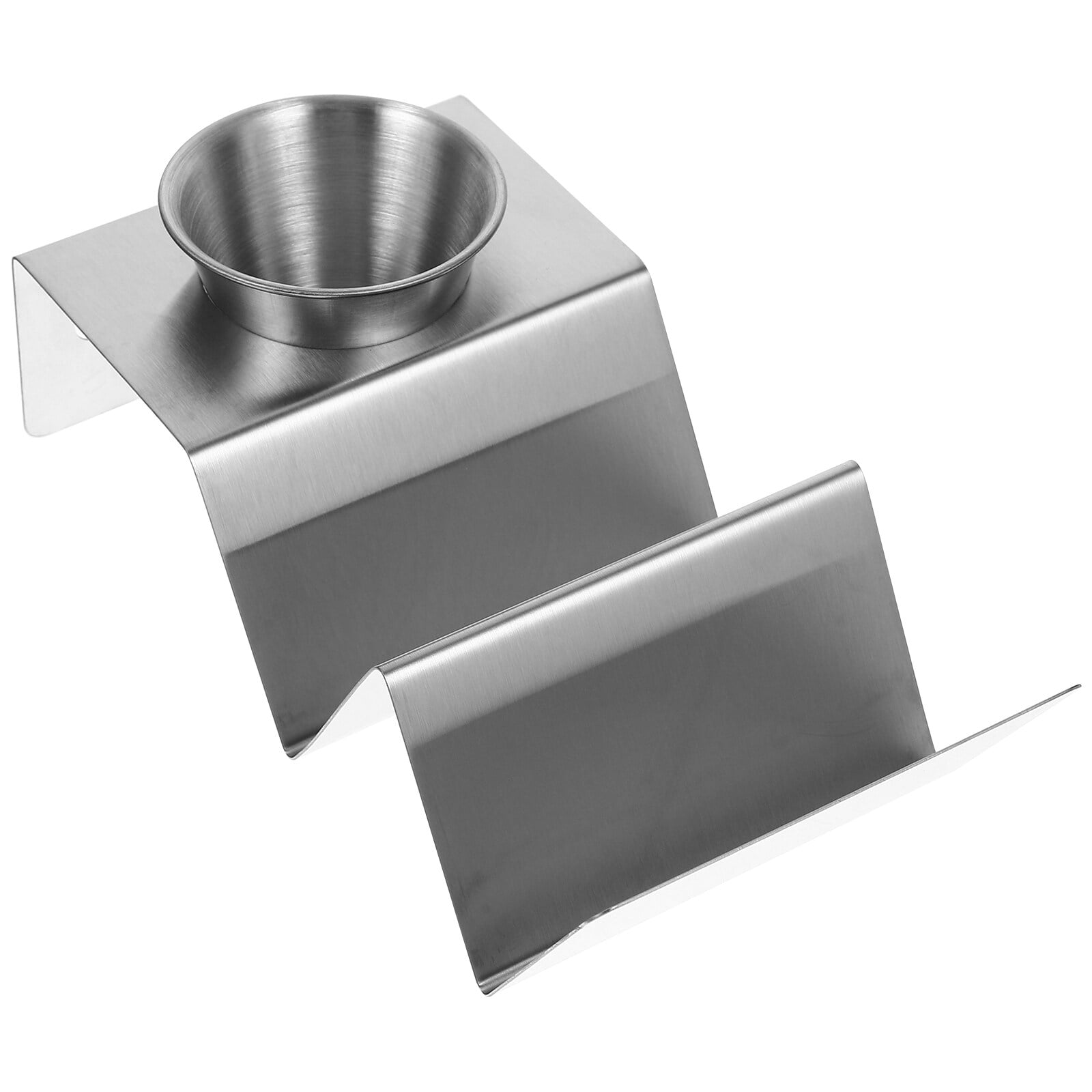 1 Set of Stainless Steel Taco Holder Wshaped Taco Rack Metal Taco Rack