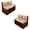 Capybara Daisy, variant on ZUXONGSY Axolotl Cherry Blossom Print 4 Pcs RV Dinette Cushion Covers Elastic Camper Seat Covers Dinette Booth Stretch Loveseat Sofa Chair Cover Furniture Protector for RV Camper Car Bench