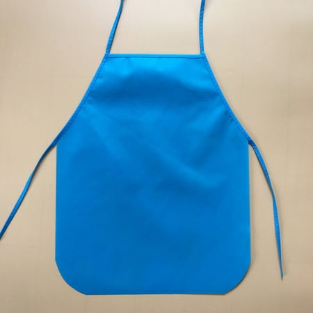 

wendunide Children Waterproof Cartoon Kitchen Cooking Bib Apron Paint Eat Drink Outerwear Blue