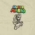 thumbnail image 2 of Super Mario T-Shirt Men's Character Group Sketch Design Two-Sided Adult Tee, 2 of 3