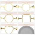 thumbnail image 3 of IFANLANDOR 1 Sello Lacre Metal Dorado Con Redondo Corazon Y Tapete Silicona, 3 of 6