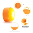 thumbnail image 3 of Calabaza De Halloween Con Temporizador De Control Remoto Con Pilas Led Calabaza Linterna Luz Decoración De Halloween Advancent HA043785-01, 3 of 6