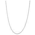 thumbnail image 3 of Auriga 10K White Gold 1.05 mm Box Chain Necklace for Women 22", 3 of 6