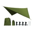 thumbnail image 3 of Kuntesetty Camping Tarp Accessories Lightweight Hammock Canopy for Picnic Travel Hiking Green, 3 of 9