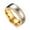 Women's, variant on 18K Gold Plating Couple Rings 7mm Stainless Steel Promised Wedding Ring Sz 5-12