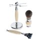 thumbnail image 2 of Set de afeitado para hombre: soporte de afeitado + brocha de afeitar + maquinilla de afeitar para el hogar, im Beige Colcomx Soporte para cepillo de afeitar, 2 of 8