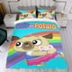 thumbnail image 4 of Chip y Potato Conjunto de sábanas temático, trío de piezas, cómodo y amigable con la piel, diseño único, regalo de decoración para el hogar para familiares, amigos y fans,173cm *218cm, 4 of 6