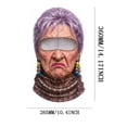 thumbnail image 3 of sruoe Funny Old Lady Ski Mask, Realistic Human Face Print Balaclava, 3D Printed Full Neck Gaiter, Novelty Winter Face Cover for Skiing Snowboarding Moto Outdoor Costume Parties Funny Holiday Gifts, 3 of 5