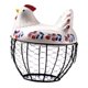 thumbnail image 2 of Cesta para huevos de gallina, negra, cesta de recolección de huevos de alambre, cesta de almacenamiento de huevos de alambre de malla metálica negra, Infantil, 2 of 8