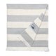 thumbnail image 5 of Toalla turca Black & White Brands 91 x 168 cm, ligera de algodón, 5 of 6