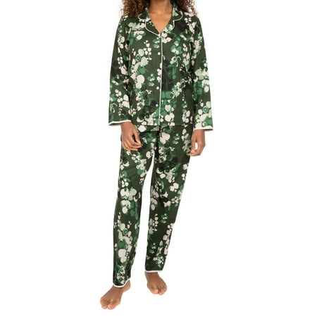 Cyberjammies Nora Rose Marilyn 1559 Green Leaf Cotton Pyjama Set 8 ...