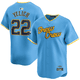 thumbnail image 1 of Camiseta de béisbol clásica azul claro de Christian Yelich de los Milwaukee Brewers, con número de estrella bordado.-XXL, 1 of 2