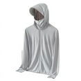thumbnail image 3 of Sun Protection Hoodie Shirt UPF 50+ Long Sleeves UV Protection SPF with Face Mask, 3 of 6
