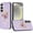 Garden Butterflies Purple, variant on For Samsung s25 Plus/s24 Plus SPLENDID Diamond Glitter Ornaments Engraving Case Cover - Enchanted Butterfly Purple