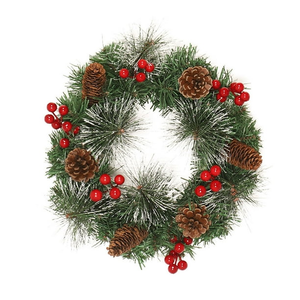 Advancent 1 Uds. Guirnalda navideña simulada guirnalda decorativa con piñas para interiores y exteriores guirnalda decorativa de Año Nuevo Kits de decoración para fiestas Advancent HA001730-00