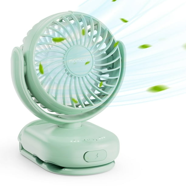 Mini Ventilador Portátil Momcozy con Clip Recargable y 4 Velocidades