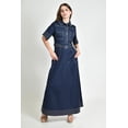 thumbnail image 1 of Vestido camisero largo Roman Fashion /Juvenil, 3829 (Azul marino) azul marino CH, 1 of 5