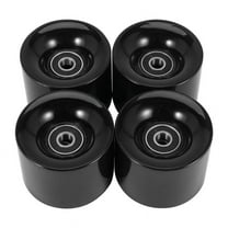 Pack of 4 60mm Skateboard Wheels   ABEC-9 Bearing Steel and Spacers Cruiser Wheels
