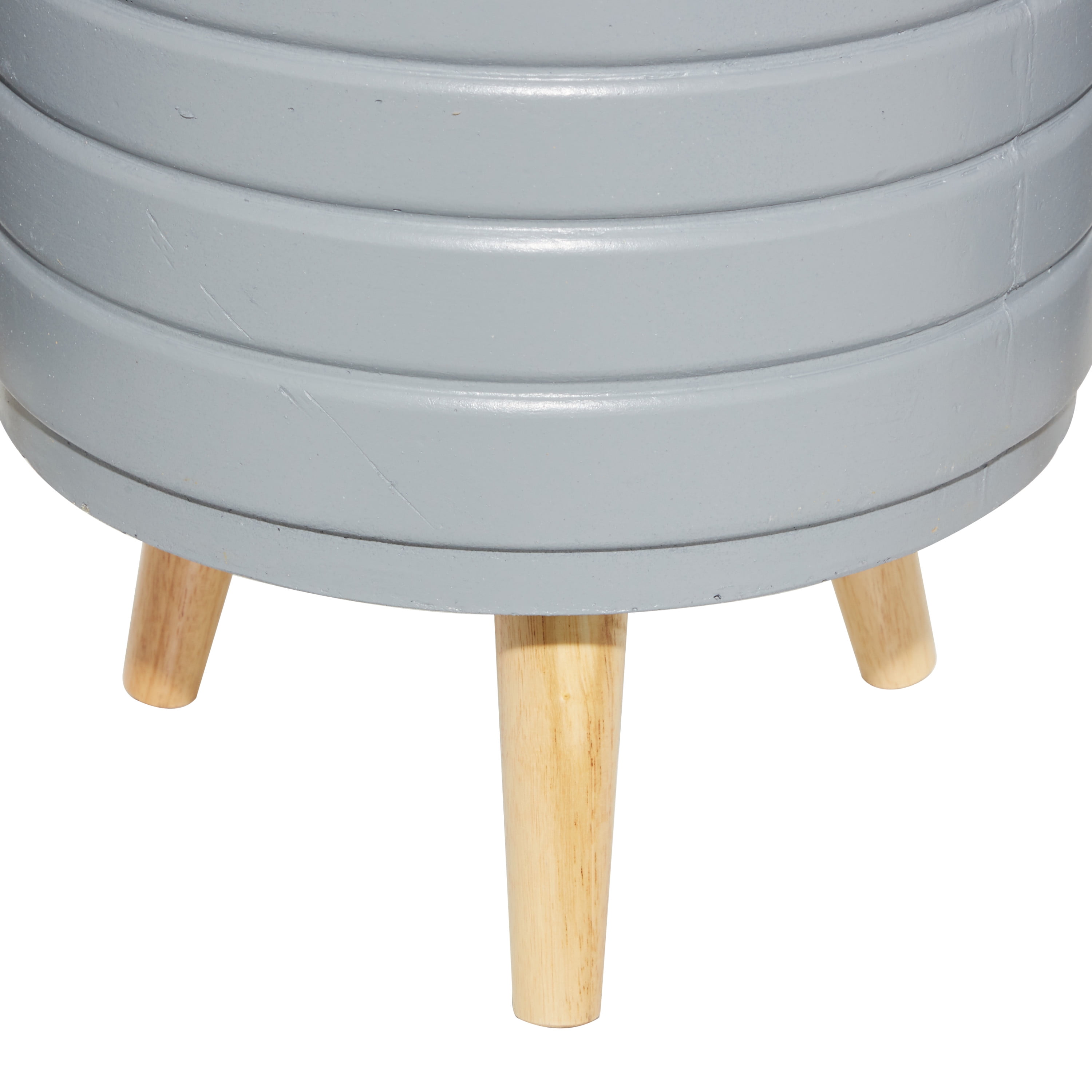 DecMode 10 In. Planter, MGO, Grey, 3 - Pieces