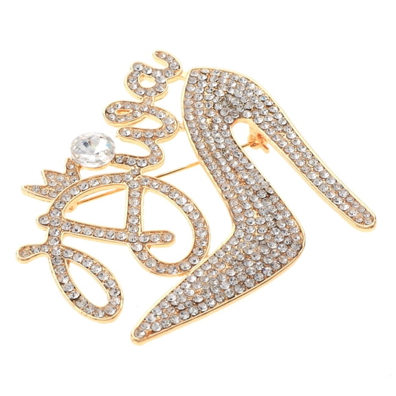 Large Crystal "DIVA" Brooch
