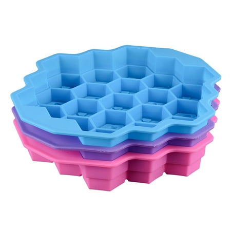 

FRCOLOR Honeycomb Cake Mold Decorative Silicone Mould Bakeware for Dessert Candy Cupcake Chocolate Fondant(Random Color)