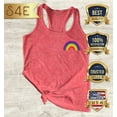 thumbnail image 2 of S4E Women's Rainbow Flag LGBTQ Gay Pride Racerback Slim Fit Small Red, 2 of 4
