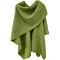 thumbnail image 4 of LinYooLi Women's Elegant Shawl Wrap - Cross Front Solid Color Poncho Cape - Wrap Topper Knitted Cardigans Sweater Shawls, 4 of 5