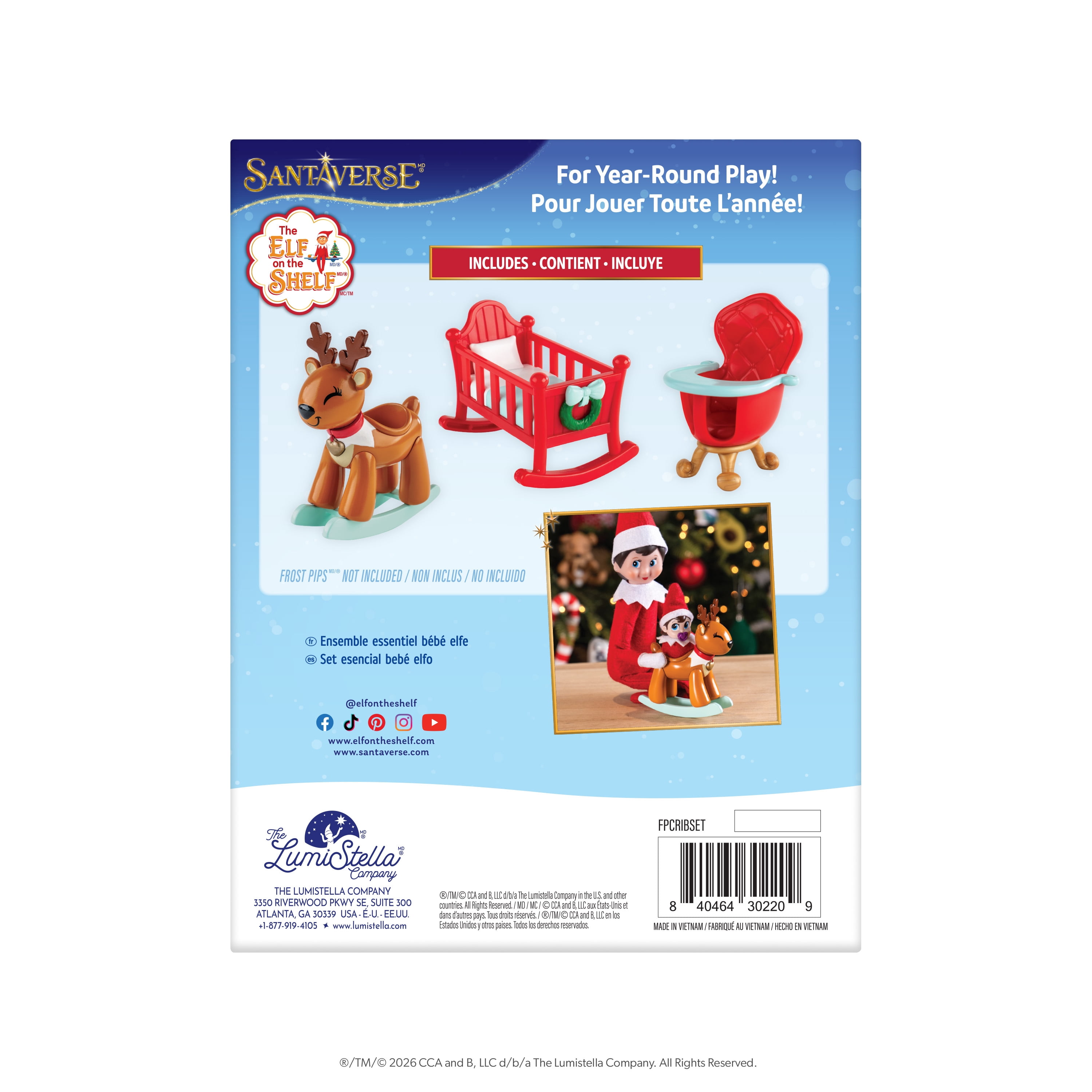 The Elf on the Shelf Frost Pips Mini Blooms Elf Baby Essentials Set