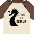 thumbnail image 4 of Inktastic Always Be a Dragon Boys or Girls Long Sleeve Baby Bodysuit, 4 of 5