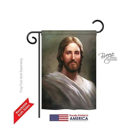 Breeze Decor 53047 Our Savior 2-Sided Impression Garden Flag - 13 x 18.5 in.
