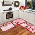 thumbnail image 2 of BJUTIR Valentine'S Day Kitchen Carpet (2 Pieces) S Kitchen Carpet Washable Cushion Comfortable Kitchen Carpet Set Holiday Decor, 2 of 6